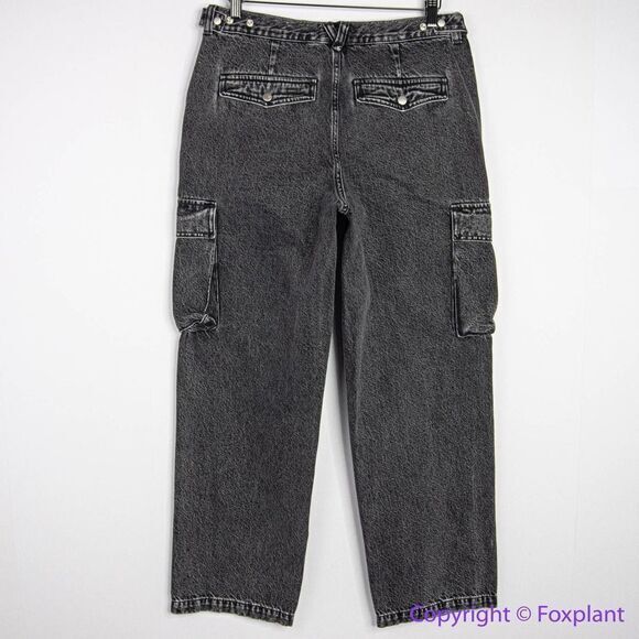 NEW Madewell Low-Slung Straight Cargo Jeans‎ in Ranney Wash, 29 - Picture 10 of 16